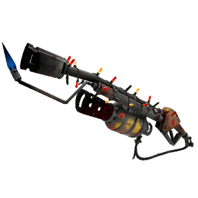 Strange Festivized Organ-ically Hellraised Flame Thrower (Battle Scarred)