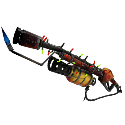 Strange Festivized Specialized Killstreak Organ-ically Hellraised Flame Thrower (Well-Worn)