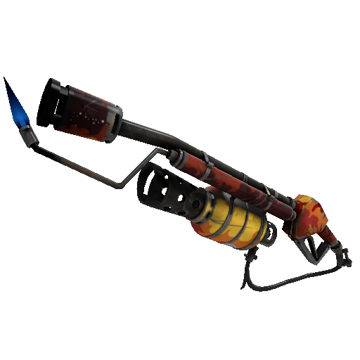 Strange Killstreak Organ-ically Hellraised Flame Thrower (Well-Worn)