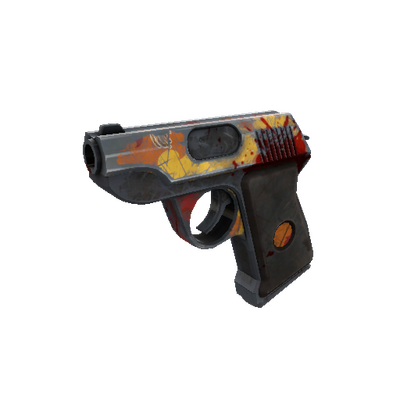 Strange Organ-ically Hellraised Pistol (Battle Scarred)