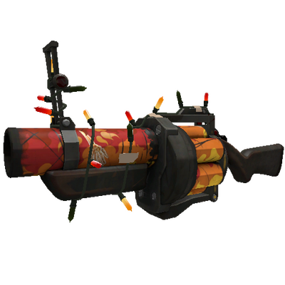 Unusual Festivized Specialized Killstreak Organ-ically Hellraised Grenade Launcher (Well-Worn)