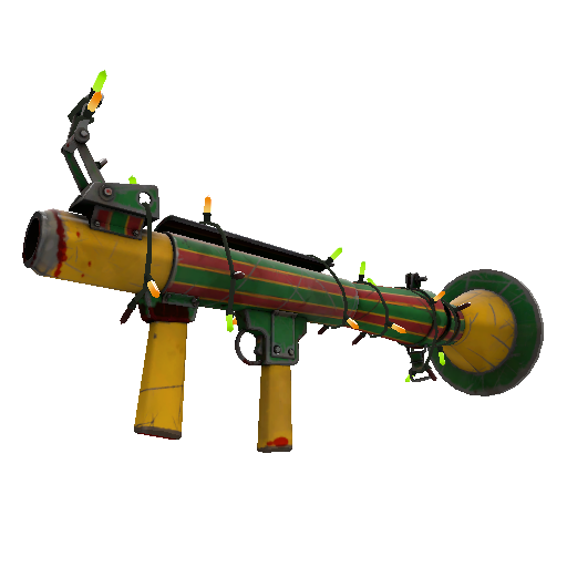 Festivized Winterland Wrapped Rocket Launcher (Battle Scarred)