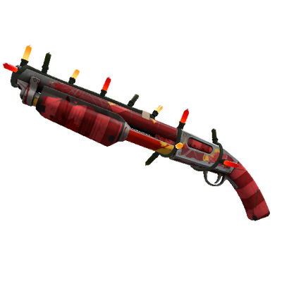 Unusual Festivized Gift Wrapped Shotgun (Battle Scarred)