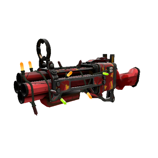 Strange Festivized Specialized Killstreak Gift Wrapped Iron Bomber (Well-Worn)