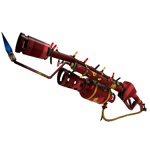 Unusual Festivized Specialized Killstreak Gift Wrapped Flame Thrower (Minimal Wear)