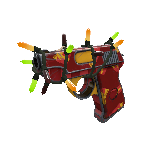 Strange Festivized Specialized Killstreak Gift Wrapped Pistol (Field-Tested)