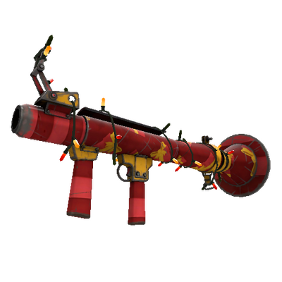 Strange Festivized Gift Wrapped Rocket Launcher (Well-Worn)