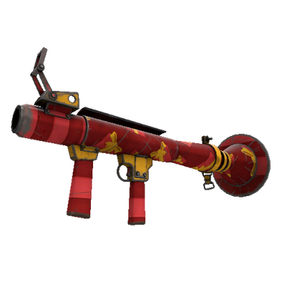 Unusual Gift Wrapped Rocket Launcher (Well-Worn)