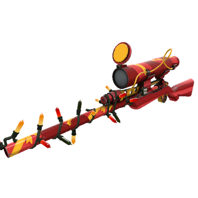 Strange Festivized Killstreak Gift Wrapped Sniper Rifle (Minimal Wear)