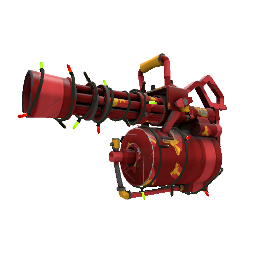 Strange Festivized Specialized Killstreak Gift Wrapped Minigun (Minimal Wear)