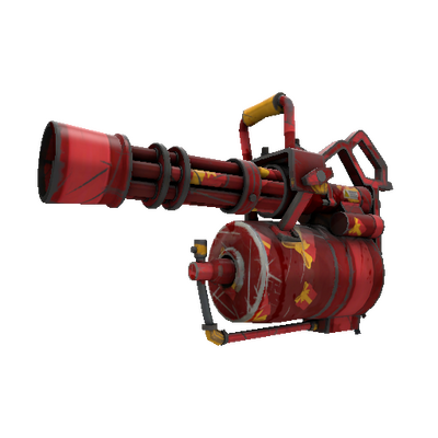 Strange Gift Wrapped Minigun (Battle Scarred)