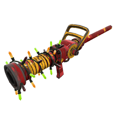 Strange Festivized Gift Wrapped Medi Gun (Well-Worn)