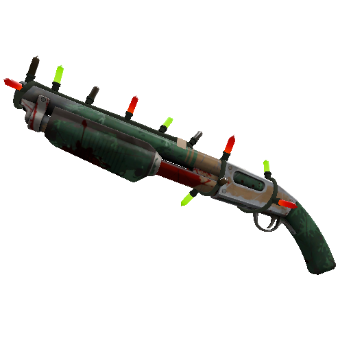 Strange Festivized Alpine Shotgun (Battle Scarred)