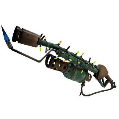 Unusual Festivized Specialized Killstreak Alpine Flame Thrower (Field-Tested)