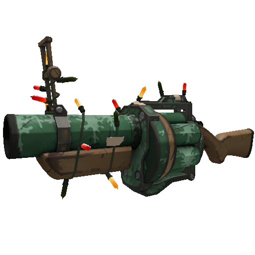 Strange Festivized Specialized Killstreak Alpine Grenade Launcher (Field-Tested)