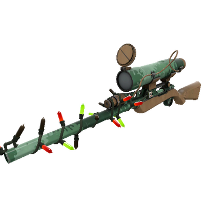 Unusual Festivized Specialized Killstreak Alpine Sniper Rifle (Minimal Wear)