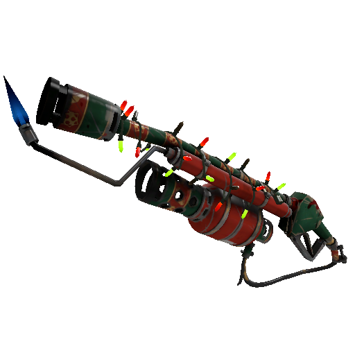 Festivized Sleighin' Style Flame Thrower (Well-Worn)
