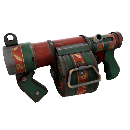 Sleighin' Style Stickybomb Launcher (Battle Scarred)