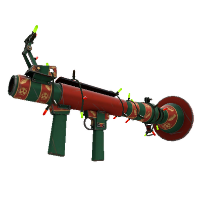 Strange Festivized Specialized Killstreak Sleighin' Style Rocket Launcher (Minimal Wear)