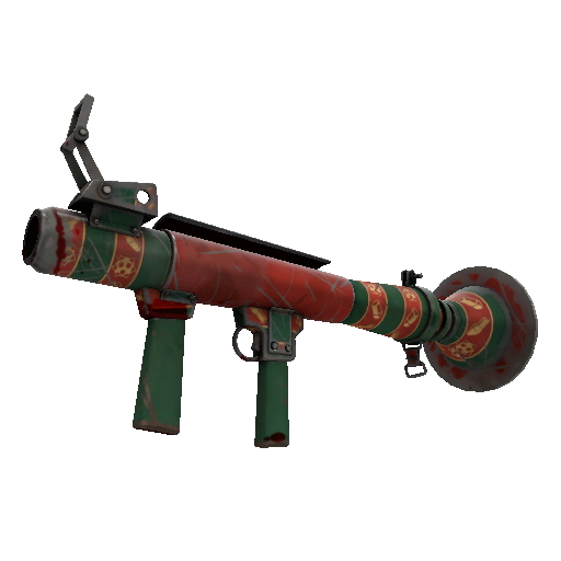 Strange Sleighin' Style Rocket Launcher (Battle Scarred)