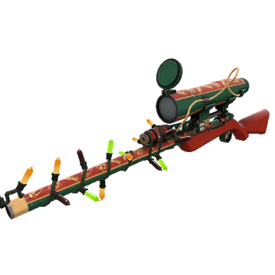 Unusual Festivized Killstreak Sleighin' Style Sniper Rifle (Minimal Wear)