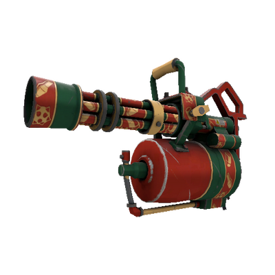 Unusual Professional Killstreak Sleighin' Style Minigun (Minimal Wear)