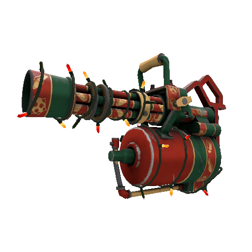 Festivized Sleighin' Style Minigun (Minimal Wear)