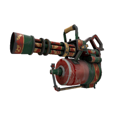 Sleighin' Style Minigun (Battle Scarred)