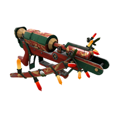 Strange Festivized Specialized Killstreak Sleighin' Style Crusader's Crossbow (Field-Tested)