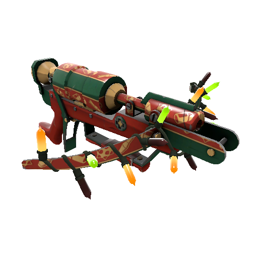Strange Festivized Sleighin' Style Crusader's Crossbow (Minimal Wear)