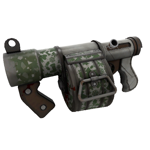 Smissmas Camo Stickybomb Launcher (Well-Worn)
