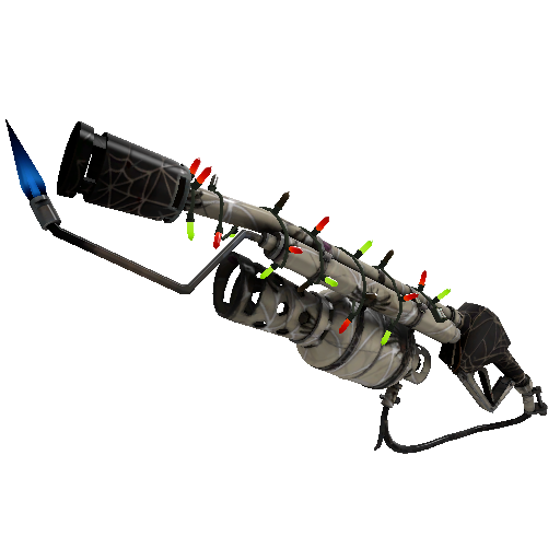 Strange Festivized Professional Killstreak Spider Season Flame Thrower (Field-Tested)