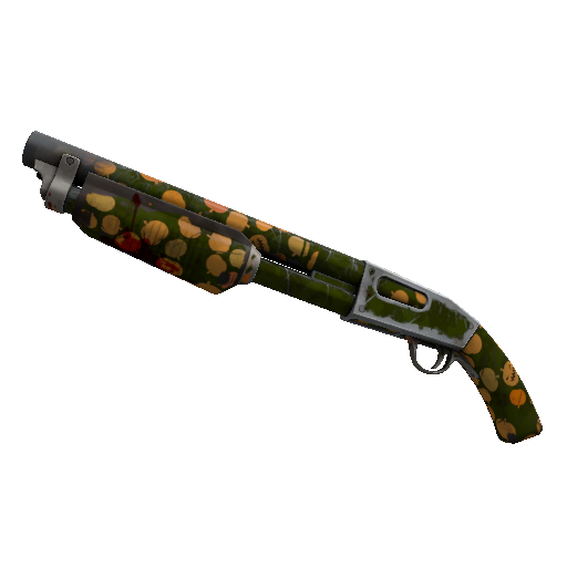Strange Gourdy Green Shotgun (Well-Worn)