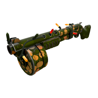 Strange Festivized Specialized Killstreak Gourdy Green Panic Attack (Minimal Wear)