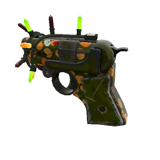 Strange Festivized Gourdy Green Shortstop (Well-Worn)