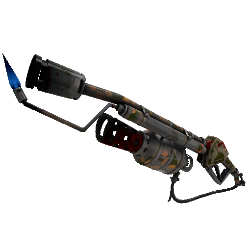 Gourdy Green Flame Thrower (Battle Scarred)