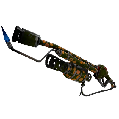 Gourdy Green Flame Thrower (Well-Worn)