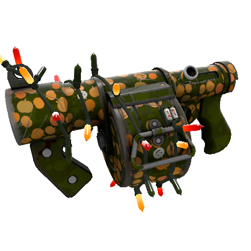 Strange Festivized Specialized Killstreak Gourdy Green Stickybomb Launcher (Field-Tested)