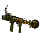 Strange Festivized Killstreak Gourdy Green Rocket Launcher (Well-Worn)