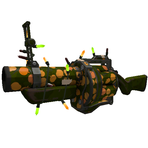 Unusual Festivized Gourdy Green Grenade Launcher (Field-Tested)