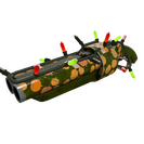 Unusual Festivized Specialized Killstreak Gourdy Green Scattergun (Minimal Wear)