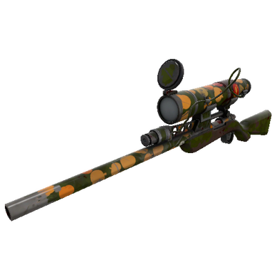 Strange Unusual Gourdy Green Sniper Rifle (Battle Scarred)
