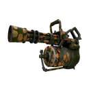 Unusual Gourdy Green Minigun (Battle Scarred)