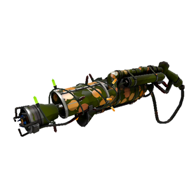 Unusual Festivized Specialized Killstreak Gourdy Green Degreaser (Well-Worn)
