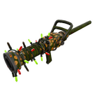 Unusual Festivized Specialized Killstreak Gourdy Green Medi Gun (Well-Worn)
