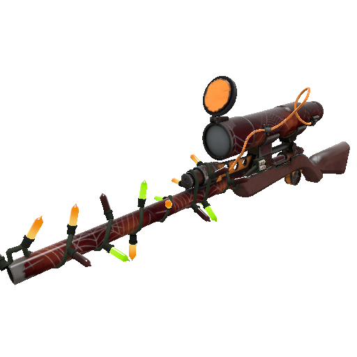 Strange Festivized Spider's Cluster Sniper Rifle (Well-Worn)