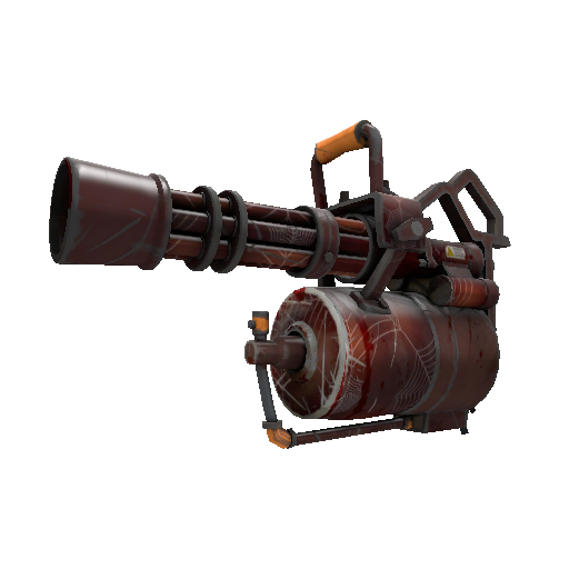 Strange Spider's Cluster Minigun (Battle Scarred)