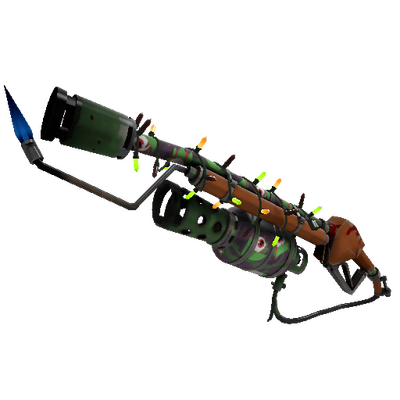 Strange Festivized Eyestalker Flame Thrower (Well-Worn)