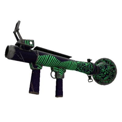 Unusual Specialized Killstreak Raving Dead Rocket Launcher (Field-Tested)