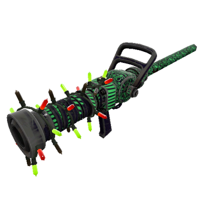 Unusual Festivized Specialized Killstreak Raving Dead Medi Gun (Well-Worn)